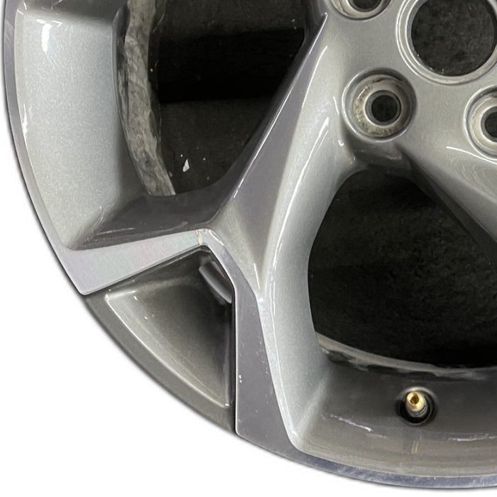 17" TRAX 24 17x7.5 gray opt Q7D Original OEM Wheel Rim - Back View