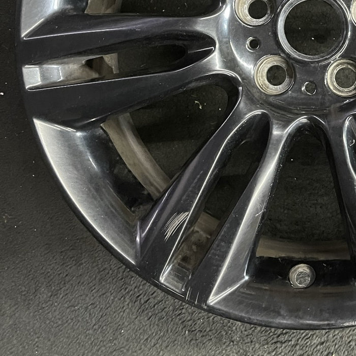 18" XE 17-19 18x7.5 alloy 7 spoke split spoke black Original OEM Wheel Rim - Additional View