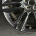 18" XE 17-19 18x7.5 alloy 7 spoke split spoke black Original OEM Wheel Rim - Additional View