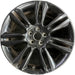 18" XE 17-19 18x7.5 alloy 7 spoke split spoke black Original OEM Wheel Rim - Front View