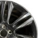 18" XE 17-19 18x7.5 alloy 7 spoke split spoke black Original OEM Wheel Rim - Side Profile