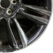 18" XE 17-19 18x7.5 alloy 7 spoke split spoke black Original OEM Wheel Rim - Close-Up Detail