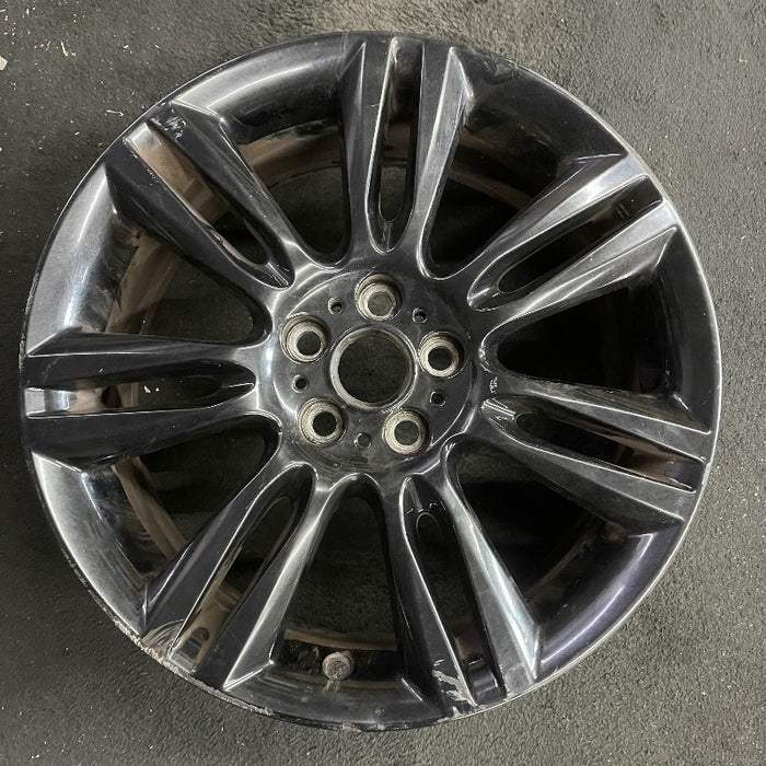 18" XE 17-19 18x7.5 alloy 7 spoke split spoke black Original OEM Wheel Rim - Additional View