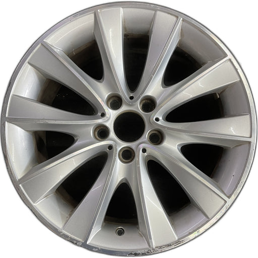 18" BMW 535i GT 10-17 18x8 , 10 spoke, V spoke Original OEM Wheel Rim - Front View
