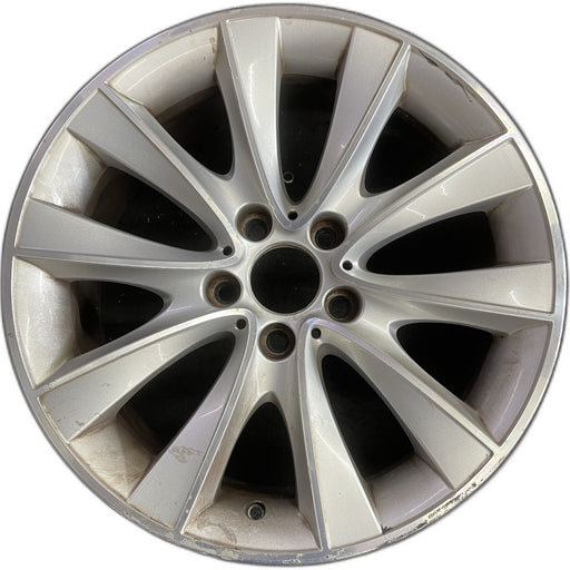 18" BMW 535i GT 10-17 18x8 , 10 spoke, V spoke Original OEM Wheel Rim - Front View