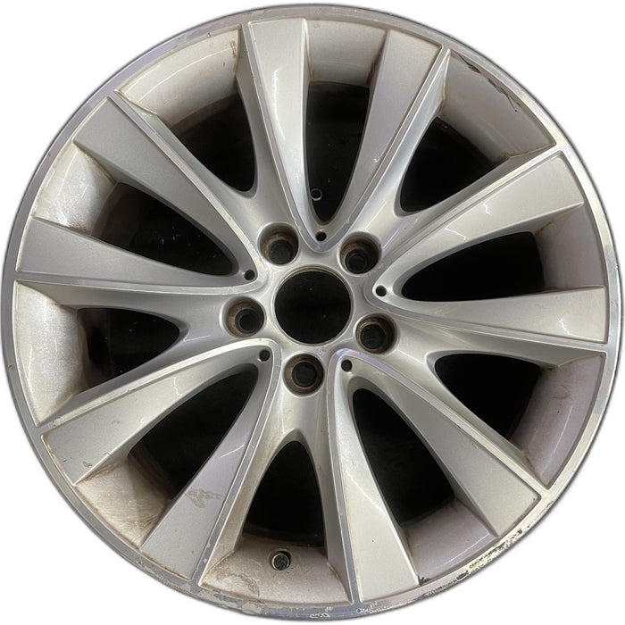 18" BMW 535i GT 10-17 18x8 , 10 spoke, V spoke Original OEM Wheel Rim - Front View