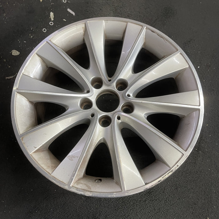 18" BMW 535i GT 10-17 18x8 , 10 spoke, V spoke Original OEM Wheel Rim - Side Profile