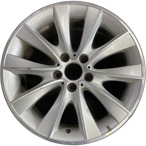 18" BMW 535i GT 10-17 18x8 , 10 spoke, V spoke Original OEM Wheel Rim - Front View