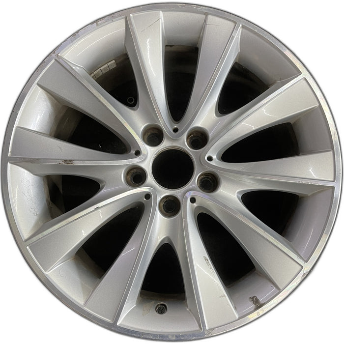 18" BMW 535i GT 10-17 18x8 , 10 spoke, V spoke Original OEM Wheel Rim - Front View