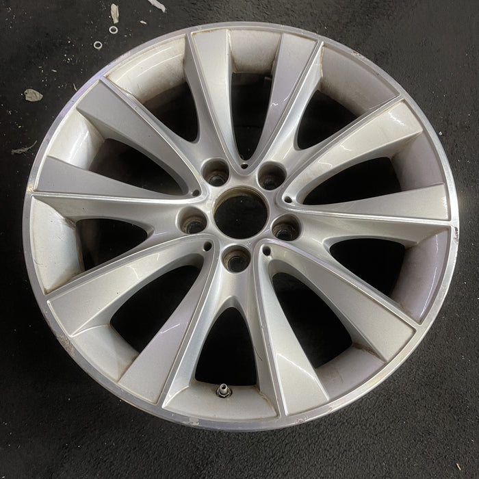 18" BMW 535i GT 10-17 18x8 , 10 spoke, V spoke Original OEM Wheel Rim - Side Profile