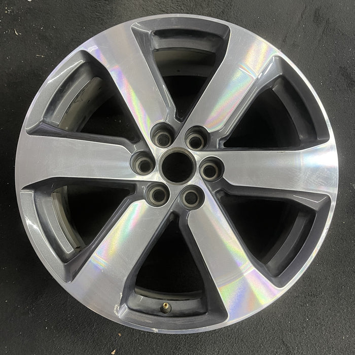 20" TRAVERSE 18-19 20x8, 6 spoke Original OEM Wheel Rim - Angle View