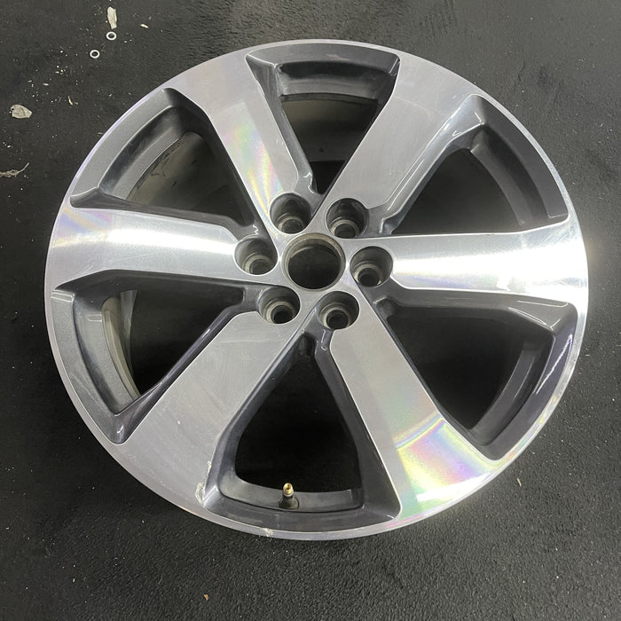 20" TRAVERSE 18-19 20x8, 6 spoke Original OEM Wheel Rim - Side Profile