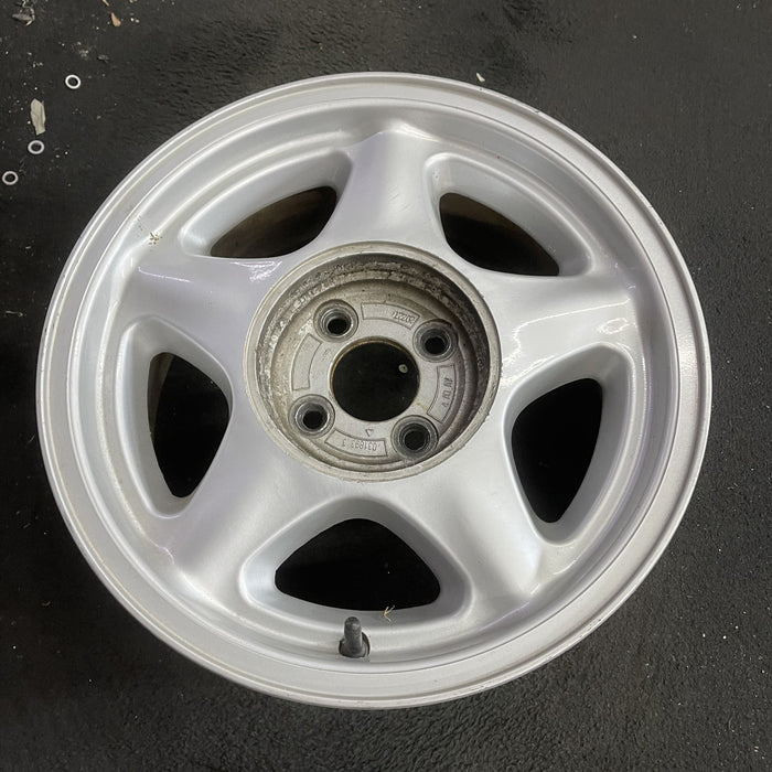 16" MUSTANG 91-93 16x7 , argent Original OEM Wheel Rim - Side Profile