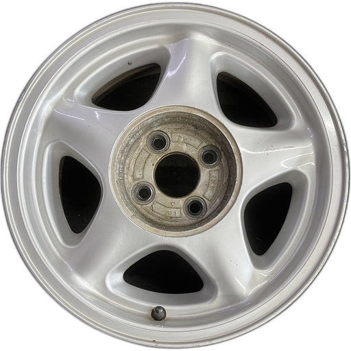 16" MUSTANG 91-93 16x7 , argent Original OEM Wheel Rim - Front View