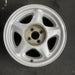 16" MUSTANG 91-93 16x7 , argent Original OEM Wheel Rim - Angle View