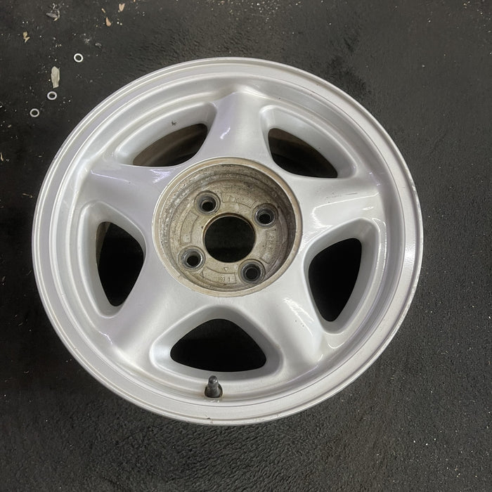 16" MUSTANG 91-93 16x7 , argent Original OEM Wheel Rim - Side Profile