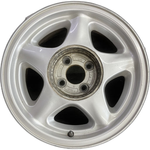 16" MUSTANG 91-93 16x7 , argent Original OEM Wheel Rim - Front View
