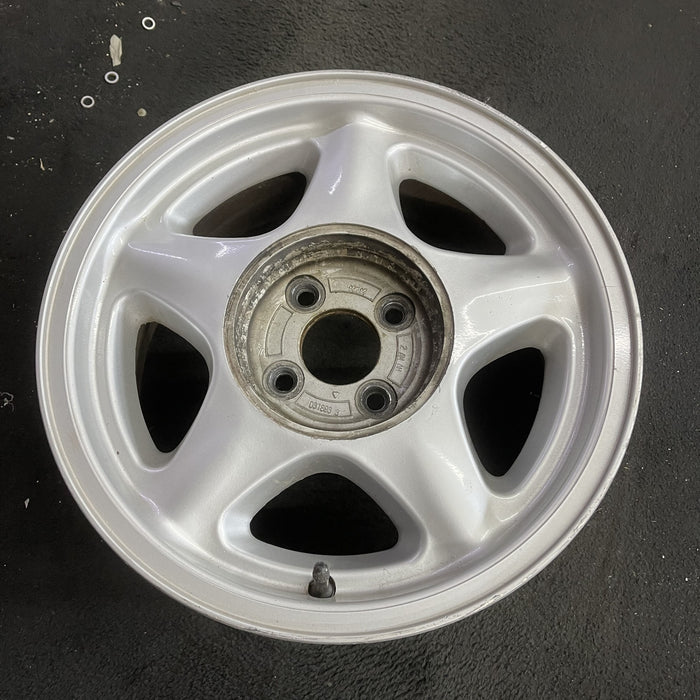 16" MUSTANG 91-93 16x7 , argent Original OEM Wheel Rim - Side Profile