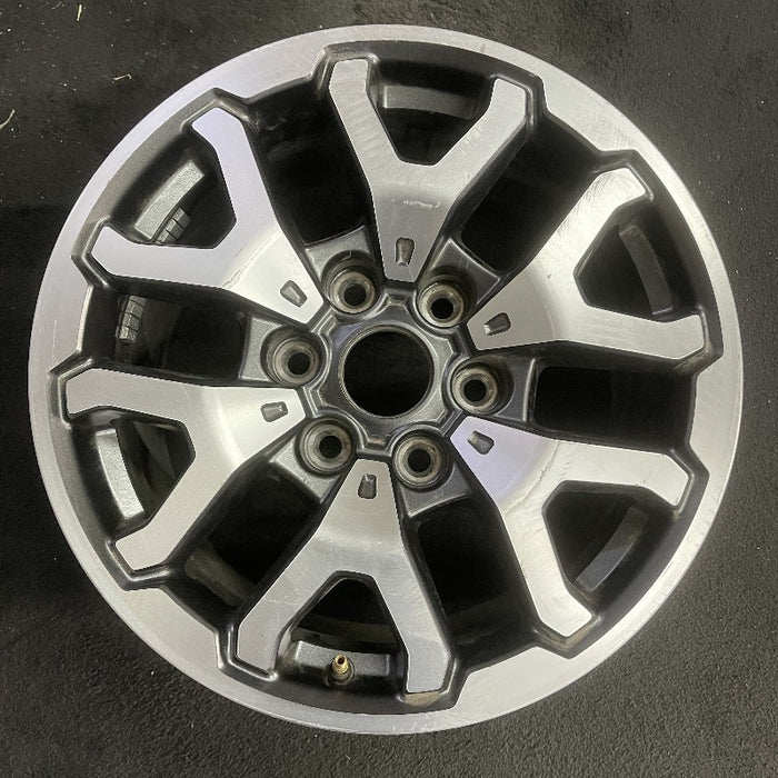 17" FORD F150 RAPTOR 21-23 17x8.5 aluminum 6 spoke V spoke silver Original OEM Wheel Rim
