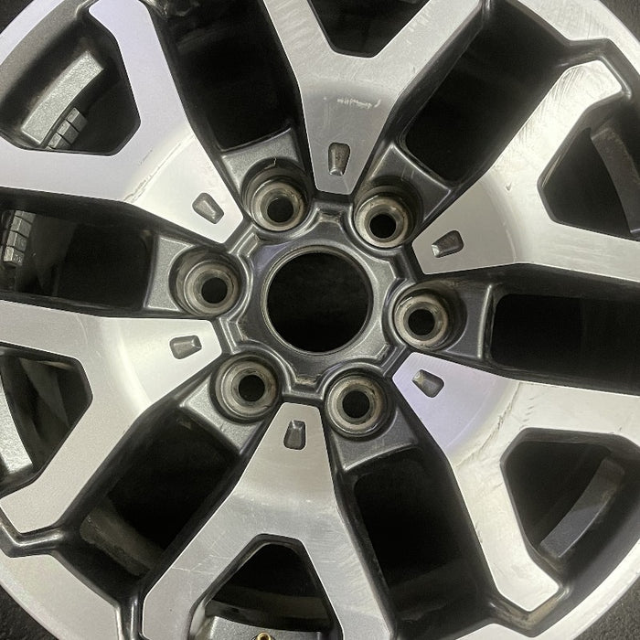 17" FORD F150 RAPTOR 21-23 17x8.5 aluminum 6 spoke V spoke silver Original OEM Wheel Rim