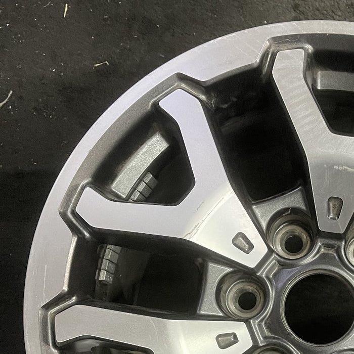 17" FORD F150 RAPTOR 21-23 17x8.5 aluminum 6 spoke V spoke silver Original OEM Wheel Rim