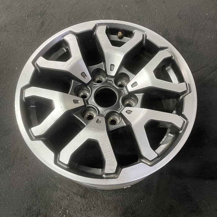 17" FORD F150 RAPTOR 21-23 17x8.5 aluminum 6 spoke V spoke silver Original OEM Wheel Rim