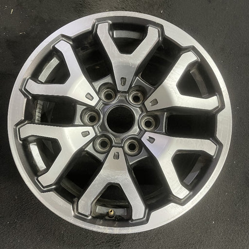 17" FORD F150 RAPTOR 21-23 17x8.5 aluminum 6 spoke V spoke silver Original OEM - Front View