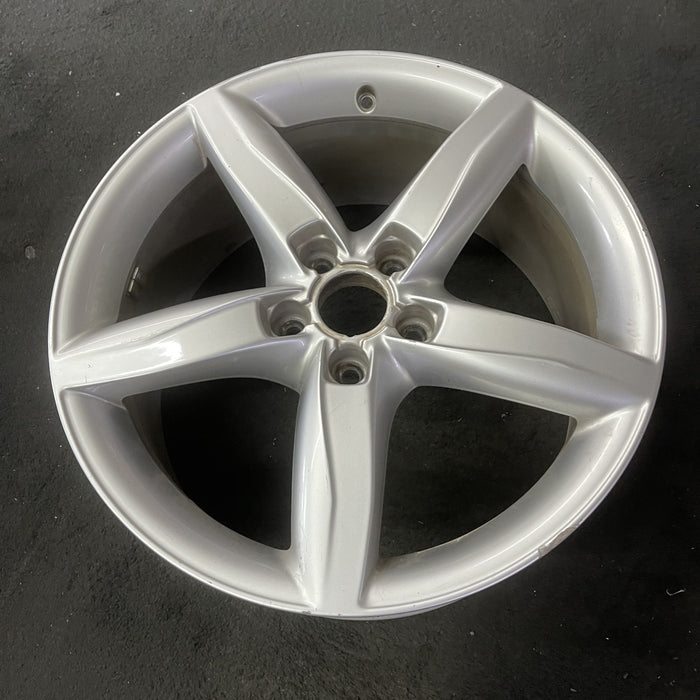 18" AUDI A4 09-11 18x8 , 5 spoke, opt C5G Original OEM Wheel Rim - Close-Up Detail