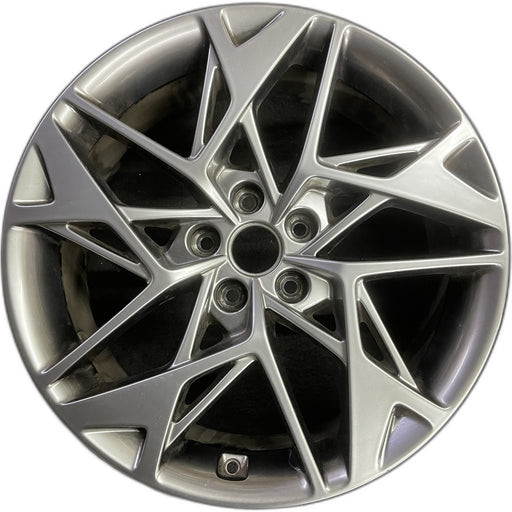 19" GV70 22-24 19x8 , twisted spoke Original OEM Wheel Rim - Front View