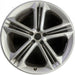 21" AUDI S8 13-16 21x9, 5 triple spoke Original OEM Wheel Rim - Front View