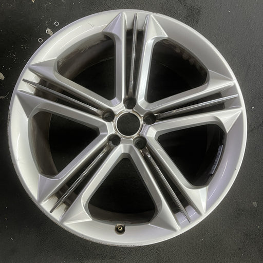 21" AUDI S8 13-16 21x9, 5 triple spoke Original OEM Wheel Rim - Angle View