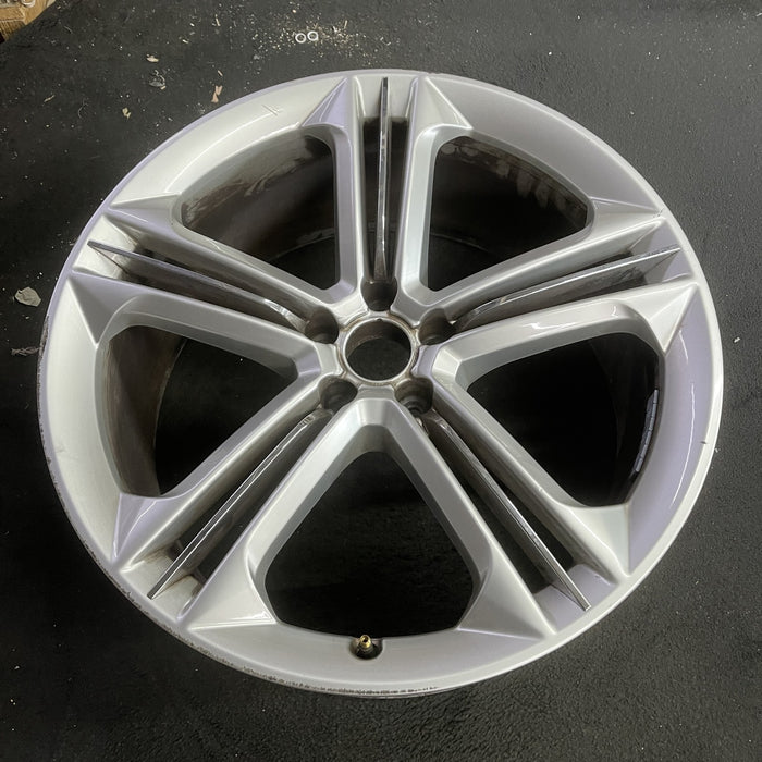 21" AUDI S8 13-16 21x9, 5 triple spoke Original OEM Wheel Rim - Side Profile