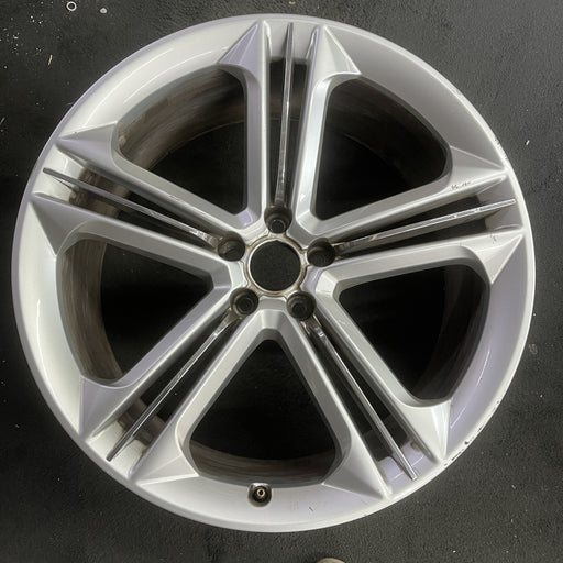 21" AUDI S8 13-16 21x9, 5 triple spoke Original OEM Wheel Rim - Angle View