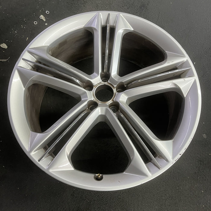 21" AUDI S8 13-16 21x9, 5 triple spoke Original OEM Wheel Rim - Side Profile