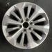 20" FORD F150 PICKUP 17 20x8.5 12 spoke machined face flash gray pockets - Front View