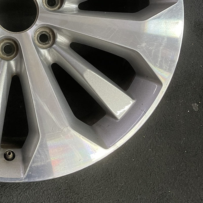 20" FORD F150 PICKUP 17 20x8.5 12 spoke machined face flash gray pockets - Back View