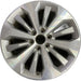 20" FORD F150 PICKUP 17 20x8.5 12 spoke machined face flash gray pockets - Front View
