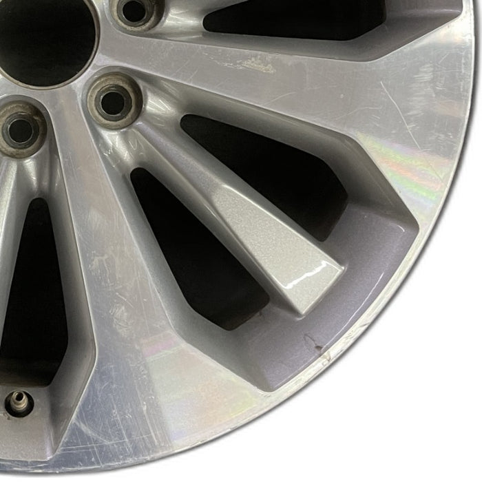 20" FORD F150 PICKUP 17 20x8.5 12 spoke machined face flash gray pockets - Close-Up Detail