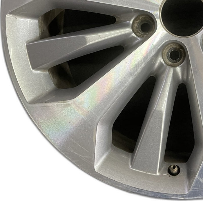 20" FORD F150 PICKUP 17 20x8.5 12 spoke machined face flash gray pockets - Back View