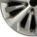 20" FORD F150 PICKUP 17 20x8.5 12 spoke machined face flash gray pockets - Back View