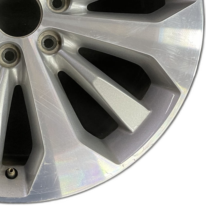 20" FORD F150 PICKUP 17 20x8.5 12 spoke machined face flash gray pockets - Close-Up Detail