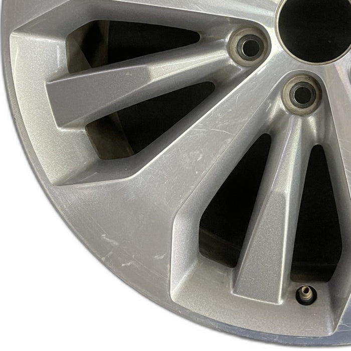 20" FORD F150 PICKUP 17 20x8.5 12 spoke machined face flash gray pockets - Back View