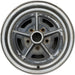 14" APOLLO 73-75 14x6, chrome Original OEM Wheel Rim - Front View