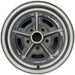 14" APOLLO 73-75 14x6, chrome Original OEM Wheel Rim - Front View