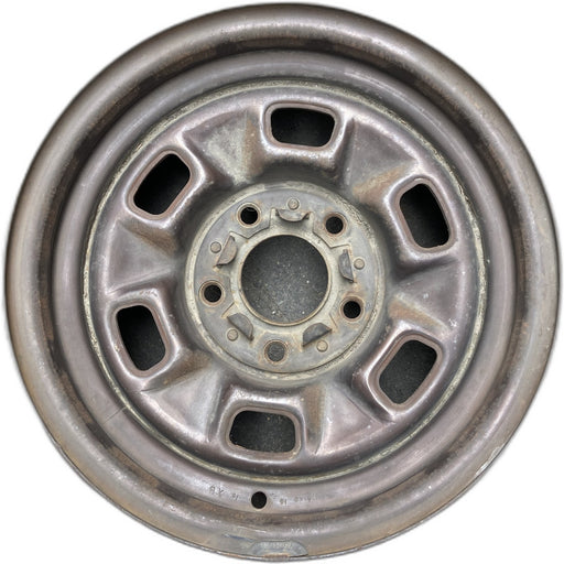 14" MALIBU 78-79 14x6, Rally Original OEM Wheel Rim - Front View