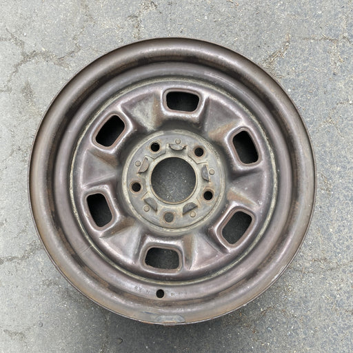 14" MALIBU 78-79 14x6, Rally Original OEM Wheel Rim - Angle View