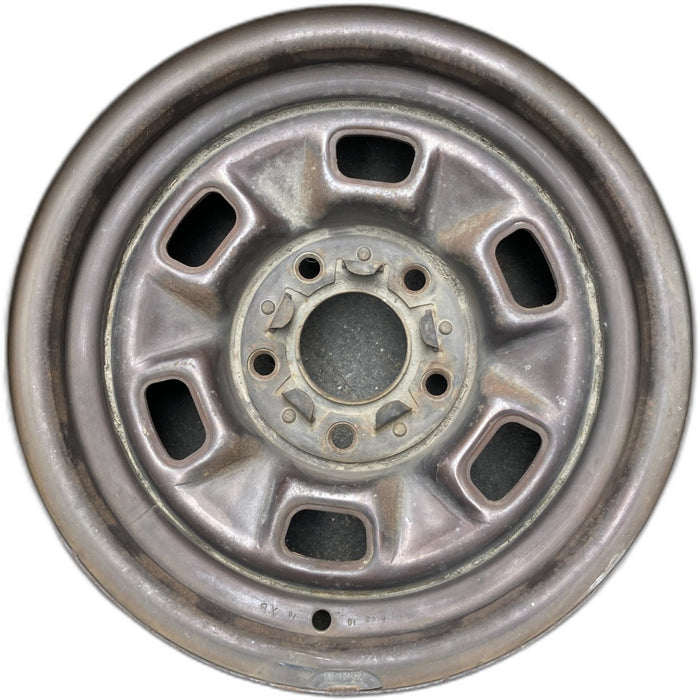 14" MALIBU 78-79 14x6, Rally Original OEM Wheel Rim - Front View
