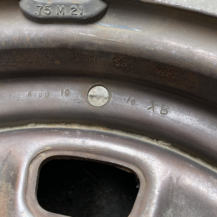 14" MALIBU 78-79 14x6, Rally Original OEM Wheel Rim - Back View