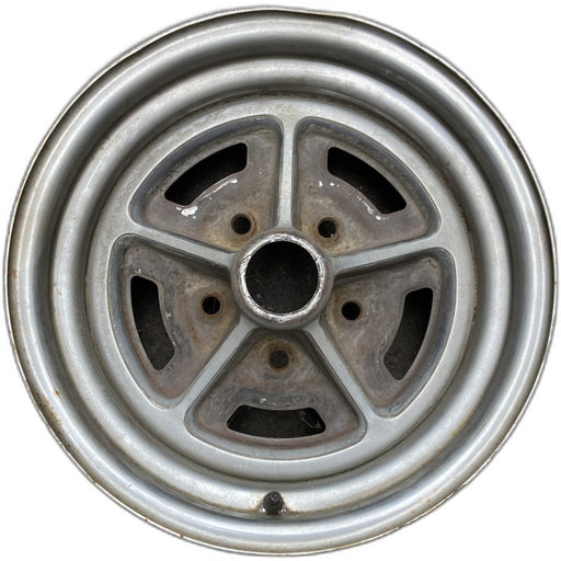 14" CENTURY 78-81 14x6, chrome Original OEM Wheel Rim - Front View