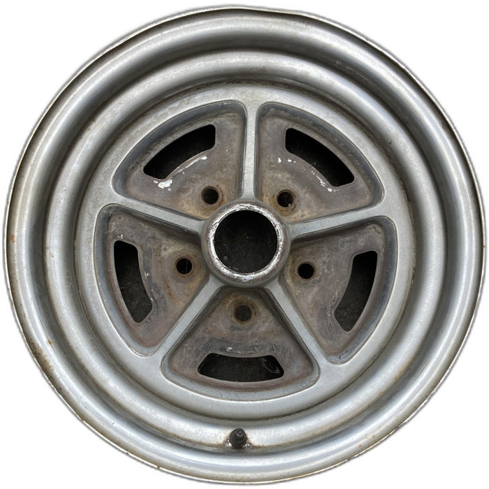 14" CENTURY 78-81 14x6, chrome Original OEM Wheel Rim - Front View